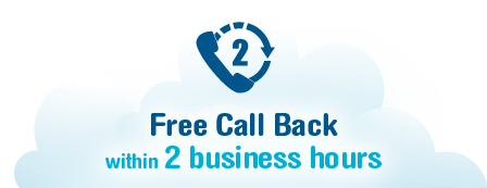 Free Call Back within 2 business hours